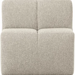 Woood Mojo Eetbankje 84cm Met Rugleuning Boucle Beige Melange