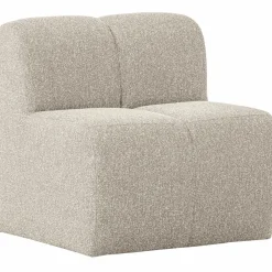 Woood Mojo Eetbankje 84cm Met Rugleuning Boucle Beige Melange
