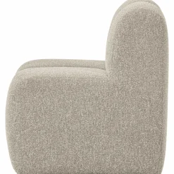 Woood Mojo Eetbankje 84cm Met Rugleuning Boucle Beige Melange