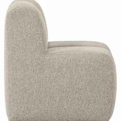 Woood Mojo Eetbankje 84cm Met Rugleuning Boucle Beige Melange