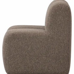 Woood Mojo Eetbankje 84cm Met Rugleuning Boucle Bruin Melange