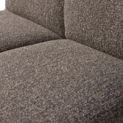 Woood Mojo Eetbankje 84cm Met Rugleuning Boucle Bruin Melange