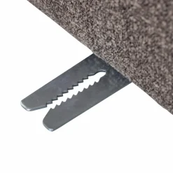 Woood Mojo Eetbankje 84cm Met Rugleuning Boucle Bruin Melange