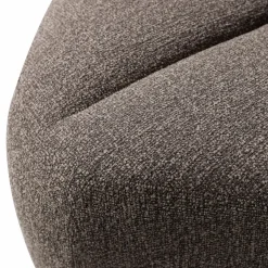 Woood Mojo Eetbankje Hoek Met Rugleuning Boucle Bruin Melange