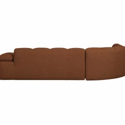 Woood Mojo Hoekbank Links Boucle Roestbruin Melange