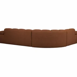 Woood Mojo Hoekbank Links Boucle Roestbruin Melange