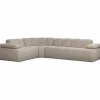 Woood Mojo Hoekbank Links Boucle Beige Melange