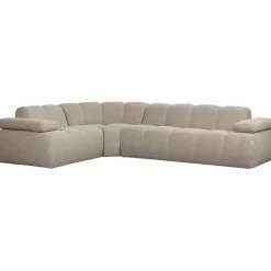 Woood Mojo Hoekbank Links Boucle Beige Melange