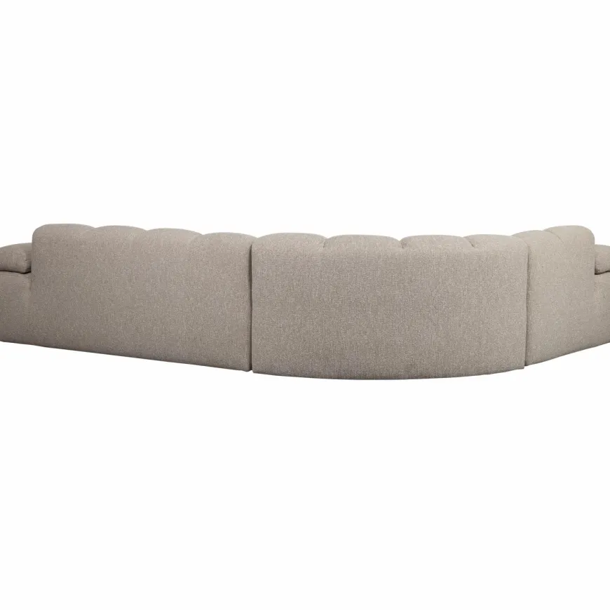 Woood Mojo Hoekbank Links Boucle Beige Melange