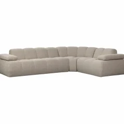 Woood Mojo Hoekbank Rechts Boucle Beige Melange