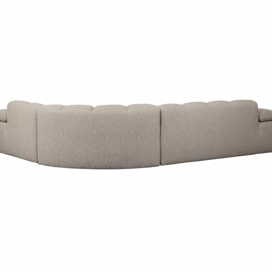 Woood Mojo Hoekbank Rechts Boucle Beige Melange