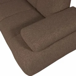 Woood Mojo Hoekbank Rechts Boucle Bruin Melange