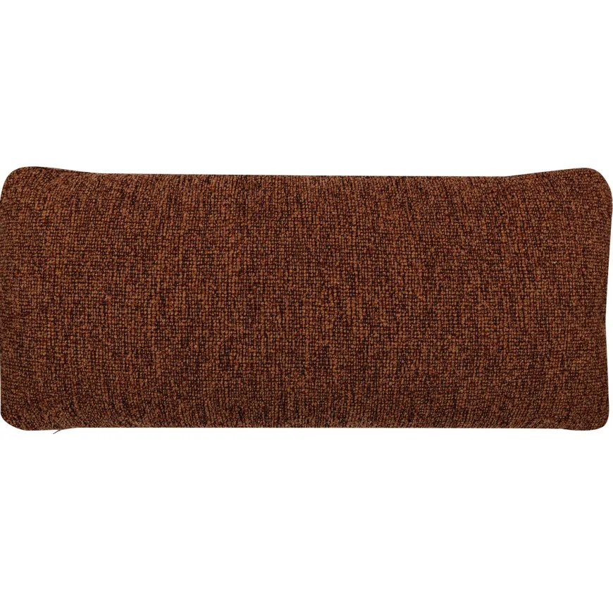 Woood Mojo kussen boucle roestbruin melange