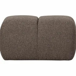 Woood Mojo poef 45x84x64cm boucle bruin melange