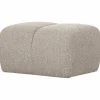 Woood Mojo poef 45x84x64cm boucle beige melange