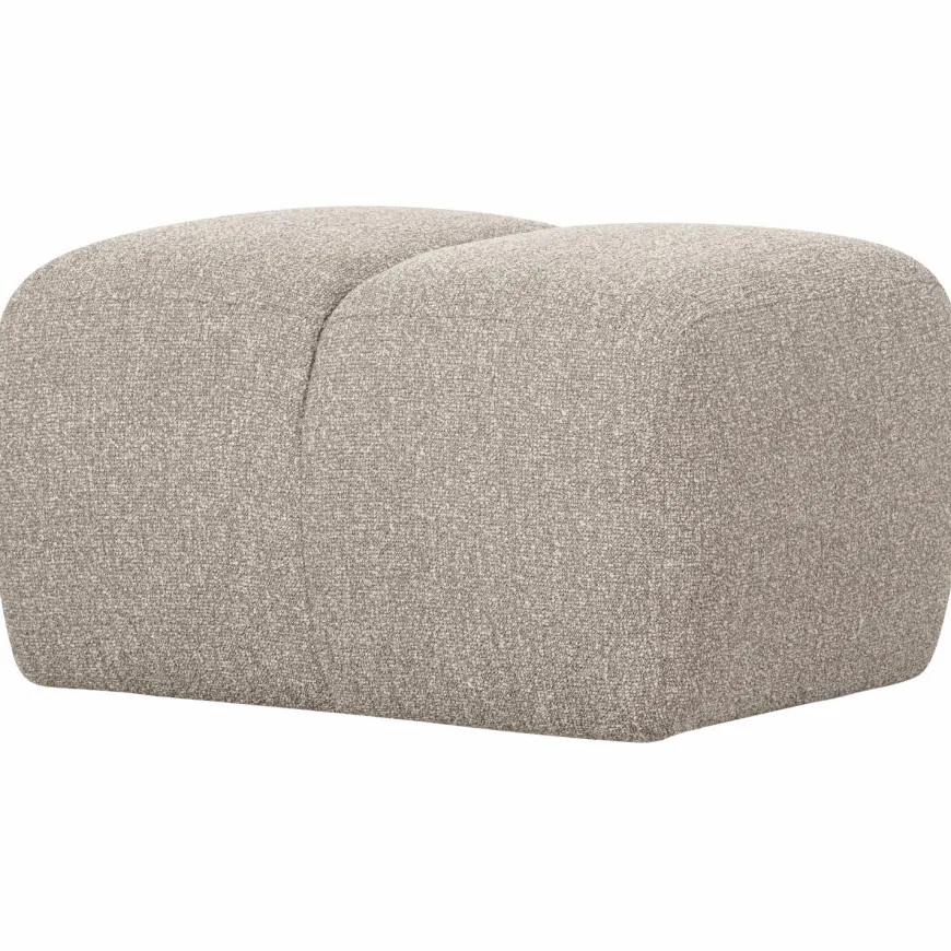 Woood Mojo poef 45x84x64cm boucle beige melange