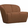 Woood Mojo 2-Zits Bankje Links Boucle Roestbruin Melange
