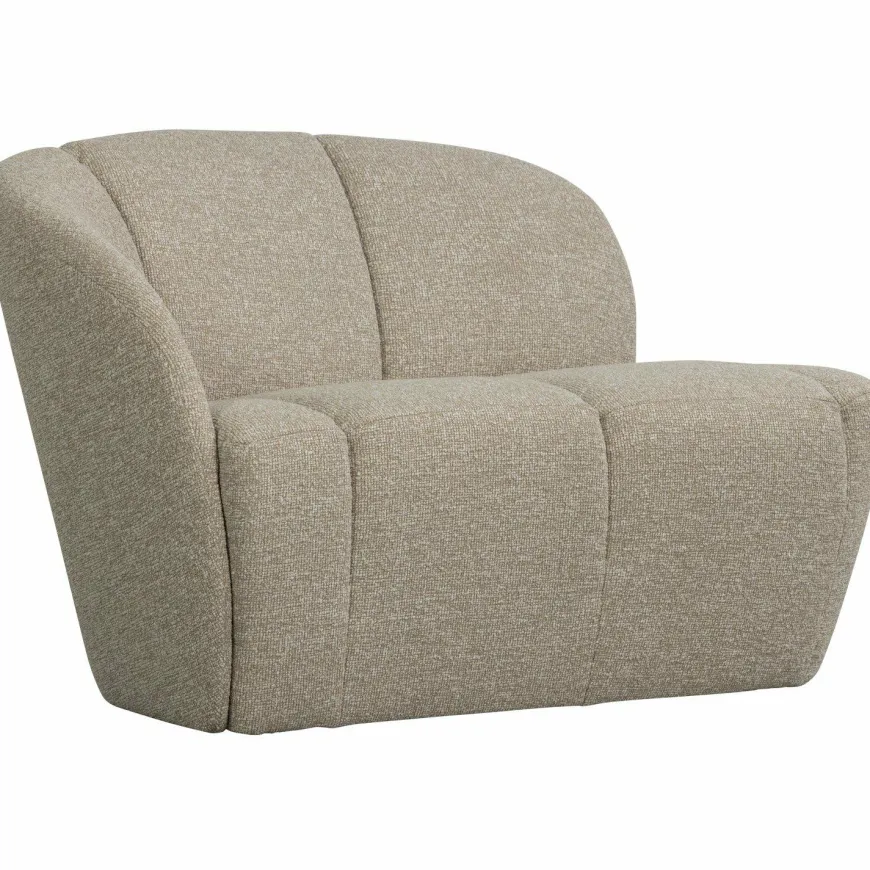 Woood Mojo 2-zits bankje links bouclé beige melange