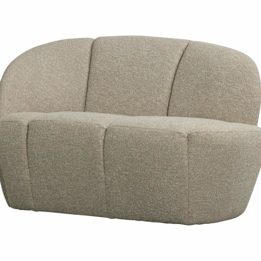 Woood Mojo 2-zits bankje links bouclé beige melange