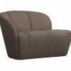Woood Mojo 2-Zits Bankje Links Boucle Bruin Melange