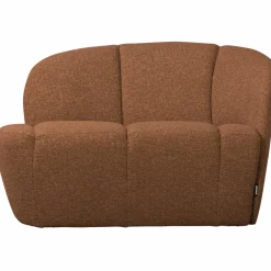 Woood Mojo 2-Zits Bankje Rechts Boucle Roestbruin Melange