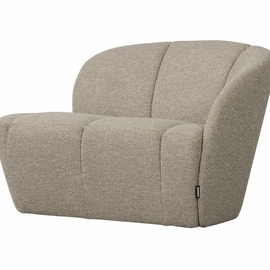 Woood Mojo 2-Zits Bankje Rechts Boucle Beige Melange