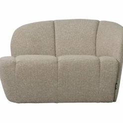 Woood Mojo 2-Zits Bankje Rechts Boucle Beige Melange