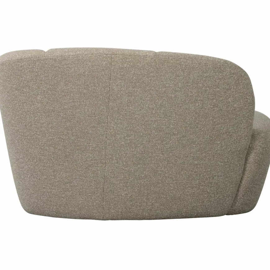 Woood Mojo 2-Zits Bankje Rechts Boucle Beige Melange