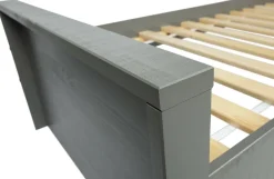 Woood Morris Bed Grenen Leem 90x200cm Excl Lattenbodem [fsc]
