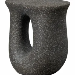 Woood Moson bijzettafel met spikkels zwart