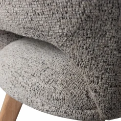 Woood Murat eetkamerstoel naturel met houten poot naturel