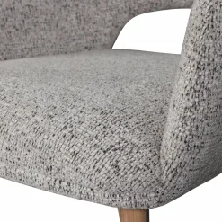 Woood Murat eetkamerstoel naturel met houten poot naturel