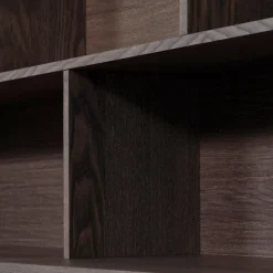 Woood NEW GRAVURE opzetkast essen fineer ESPRESSO [fsc]
