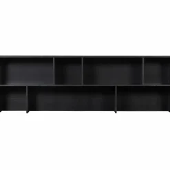 Woood NEW GRAVURE opzetkast grenen zwart [fsc]