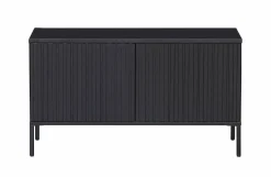 Woood New Gravure Tv Meubel 100 Cm Grenen Zwart [fsc]