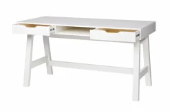 Woood Nikki Bureau Grenen Wit [fsc]