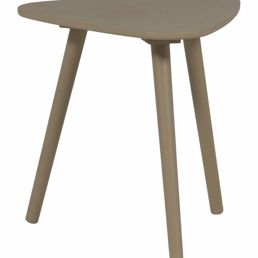Woood Nila bijzettafels hout zand - set van 2