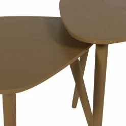 Woood Nila bijzettafels hout mud - set van 2
