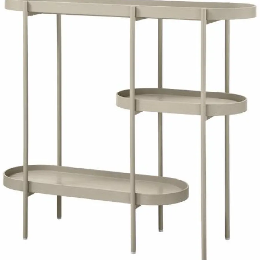 Woood Noan Sidetable Hout/metaal Antique Beige