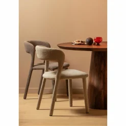 Woood Noble eetkamerstoel taupe