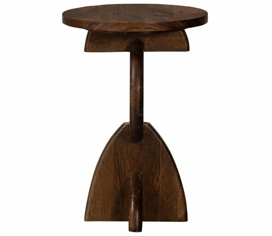 Woood Nori bijzettafel mangohout warmbruin