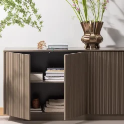 Woood Nova Dressoir 200 Cm Grenen Truffel Bruin [fsc]