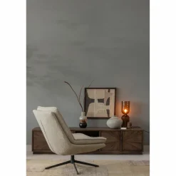 Woood Noven handgeweven vloerkleed wol/katoen zand 170x240cm