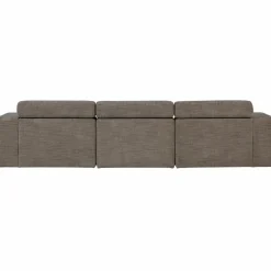 Woood Novi chaise longue bank links grijs melange