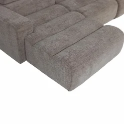 Woood Novi chaise longue bank links grijs melange