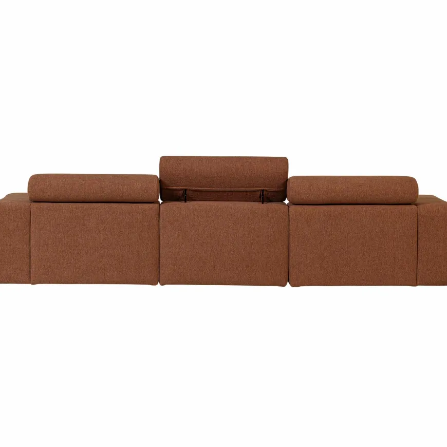Woood Novi chaise longue bank rechts boucle terra