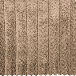 Woood Novi chaise longue bank rechts ribstof taupe