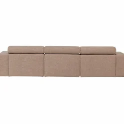 Woood Novi chaise longue bank links boucle taupe