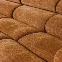 Woood Novi chaise longue bank links oranje melange