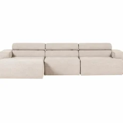 Woood Novi chaise longue bank links boucle naturel